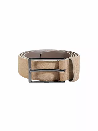 BOSS | Ceinture en cuir CALINDO | beige